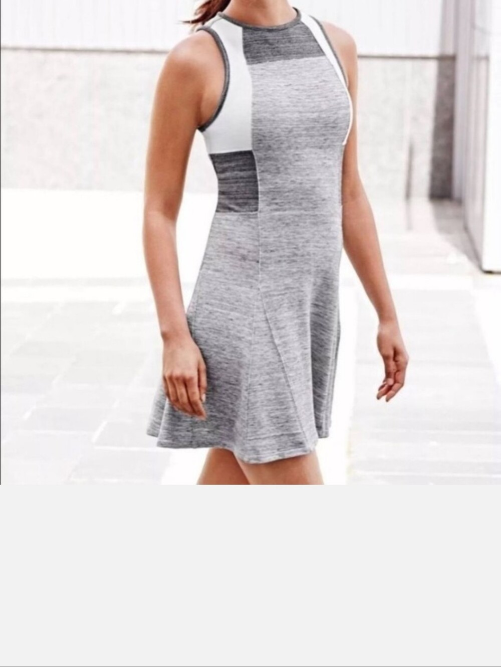 Derek Lam 10C x Athleta gray sleeveless dress medium